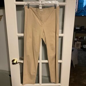 JJill ankle length khaki color chino pants.  Size 6. Excellent condition
